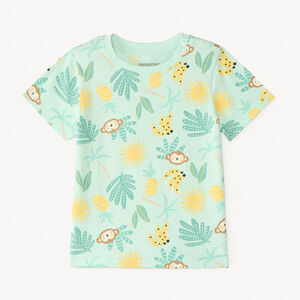 T-shirt manches courtes imprimé fantaisie pour bébé garçon 