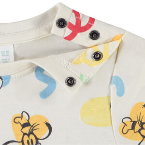 T-shirt manches courtes imprimé Mickey Disney pour bébé garçon 