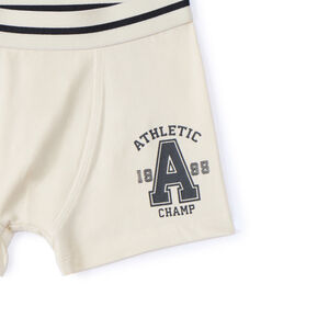 Lot de 5 boxers rayés et unis pour garçon 