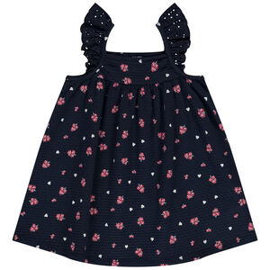 Tunique en jersey cloqué imprimé fantaisie pour bébé fille 