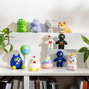 Jouet en mousse anti-stress parfumé Hippo 