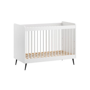 Lit bébé 60 x 120 cm Blanca blanc 