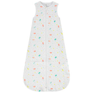 Gigoteuse sans manches en triple gaze de coton pour bébé fille 