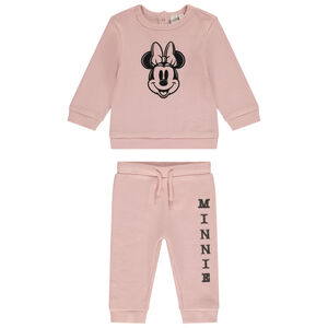 Ensemble jogging en nid d'abeille Minnie Disney pour bébé fille 