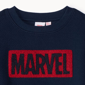 Sweat molleton à patch bouclettes Marvel garçon 