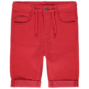 Bermuda en toile à cordons de serrage 