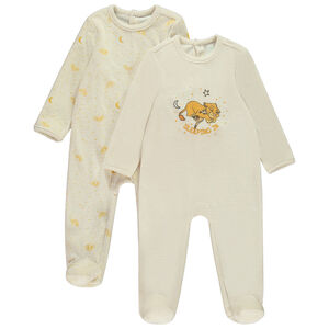 Lot de 2 dors-bien en velours Le Roi Lion Disney pour bébé avec ouvertures différentes selon l'âge 