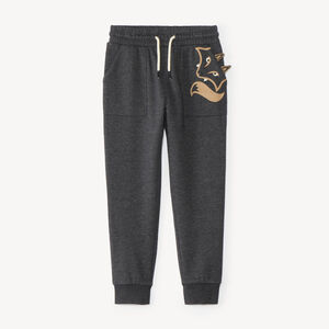 Pantalon de jogging garçon en molleton poche ludique 