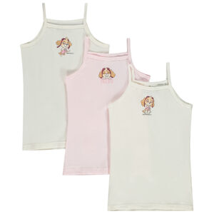 Lot de 3 maillots de corps à bretelles Stella Pat'Patrouille pour fille 