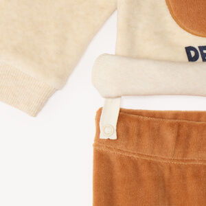 Ensemble de pyjama en velours bébé garçon 
