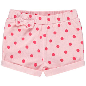 Short en éponge avec noeud à la taille 