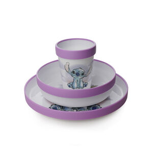 Pack vaisselle 3 pièces anti-dérapantes Lilo & Stitch 