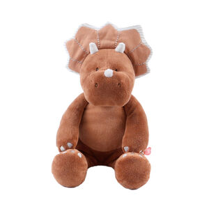 Peluche Ops en veloudoux 25 cm cannelle 