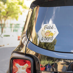 Adhésif de voiture bébé à bord Clair de Lune 