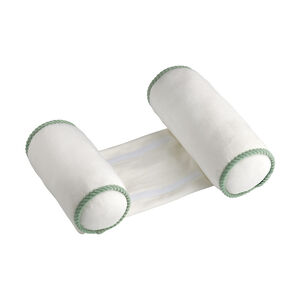 Cale-bébé en velours blanc 