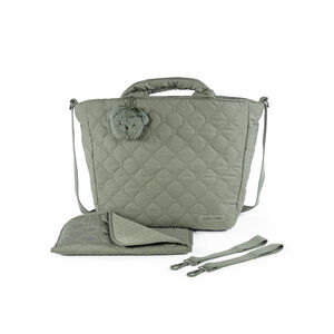 Sac à langer Paddington vert effet matelassé  