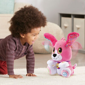 Peluche Toutou Parle avec Moi - Rose 