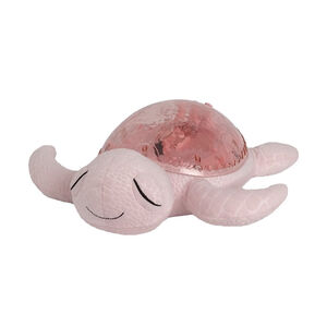 Peluche veilleuse Tranquil Turtle rechargeable rose 