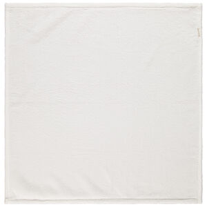 Couverture en sherpa unie 75 x 75 cm 