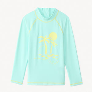 T-shirt manches longues anti-UV SPF 50+ palmiers pour garçon 