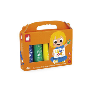 Boîte de 5 tubes de peinture au doigt 