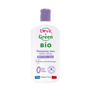 Shampoing doux certifié Bio bébé & adulte 500 ml 