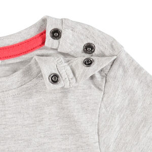 Ensemble avec t-shirt print SmileyWorld et short rayé à poche 