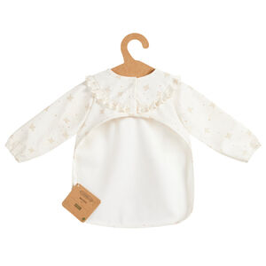 Bavoir tablier en gomme Douce Hirondelle écru 