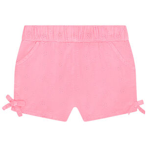 Short en broderie anglaise pour bébé fille 