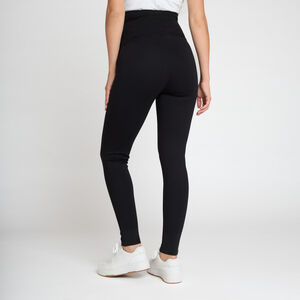 Legging de grossesse en milano avec bandeau haut 
