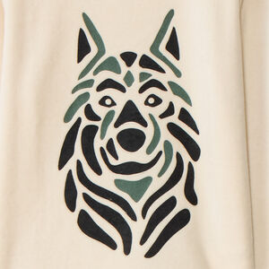 Set pyjama en velours motifs loup pour garçon 