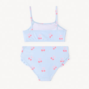 Maillot de bain 2 pièces motif cerise fille 