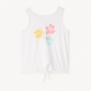 Débardeur effet noué à print pailleté pour fille  