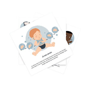 7 cartes Bébé signe "Mes émotions" 