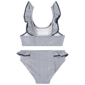 Maillot de bain 2 pièces rayé Minnie Disney fille 