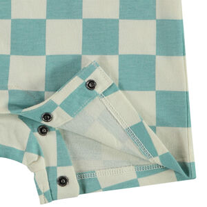 Combishort imprimé damier et print skate pour bébé garçon 