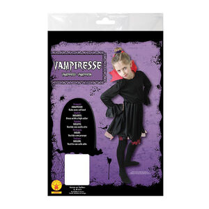 Déguisement Vampirette Taille M - Noir 
