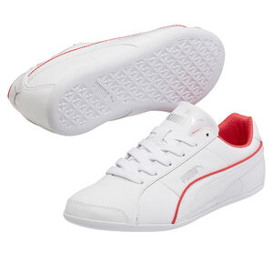 PUMA Myndy - Baskets à lacets avec liseré fushia du 36 au 38 