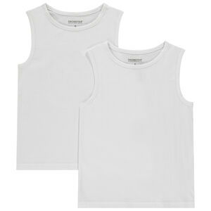 Lot de 2 maillots de corps sans manches pour garçon 