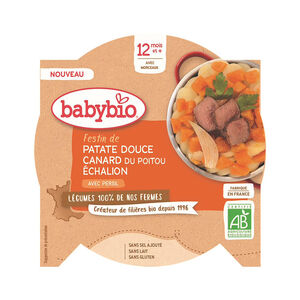 Assiette de patate douce et canard échalion 230g 