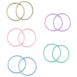 Lot de 6 barrettes + 10 élastiques pour fille  