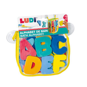 Alphabet de bain 26 lettres en mousse 