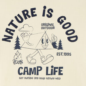 T-shirt manches longues garçon broderie Camp Life 