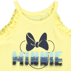 Débardeur fantaisie avec print à franges Minnie Disney fille 