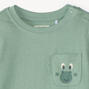 T-shirt manches longues bébé garçon avec poche ludique 