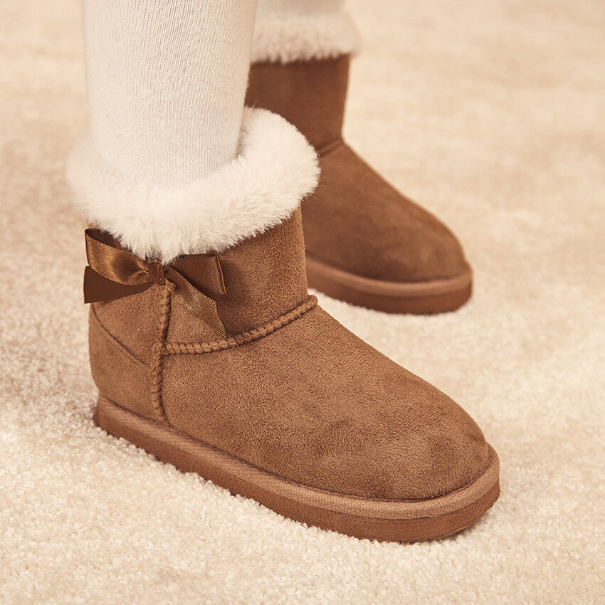 Bottes cuir fourrées fille deals