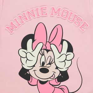 Sweat molleton oversize print en relief Minnie Disney pour fille 