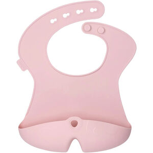 Bavoir silicone de voyage Roll Up Blush 4m+ 