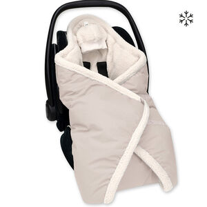 Couverture enveloppante Biside S.A Pady Rainy + Teddy Neutral 0-12M 