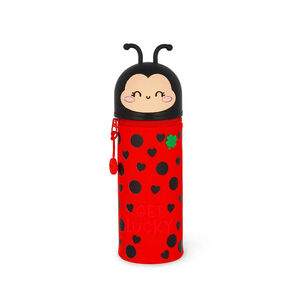 Trousse 2 en 1 en silicone Kawaii Coccinelle 